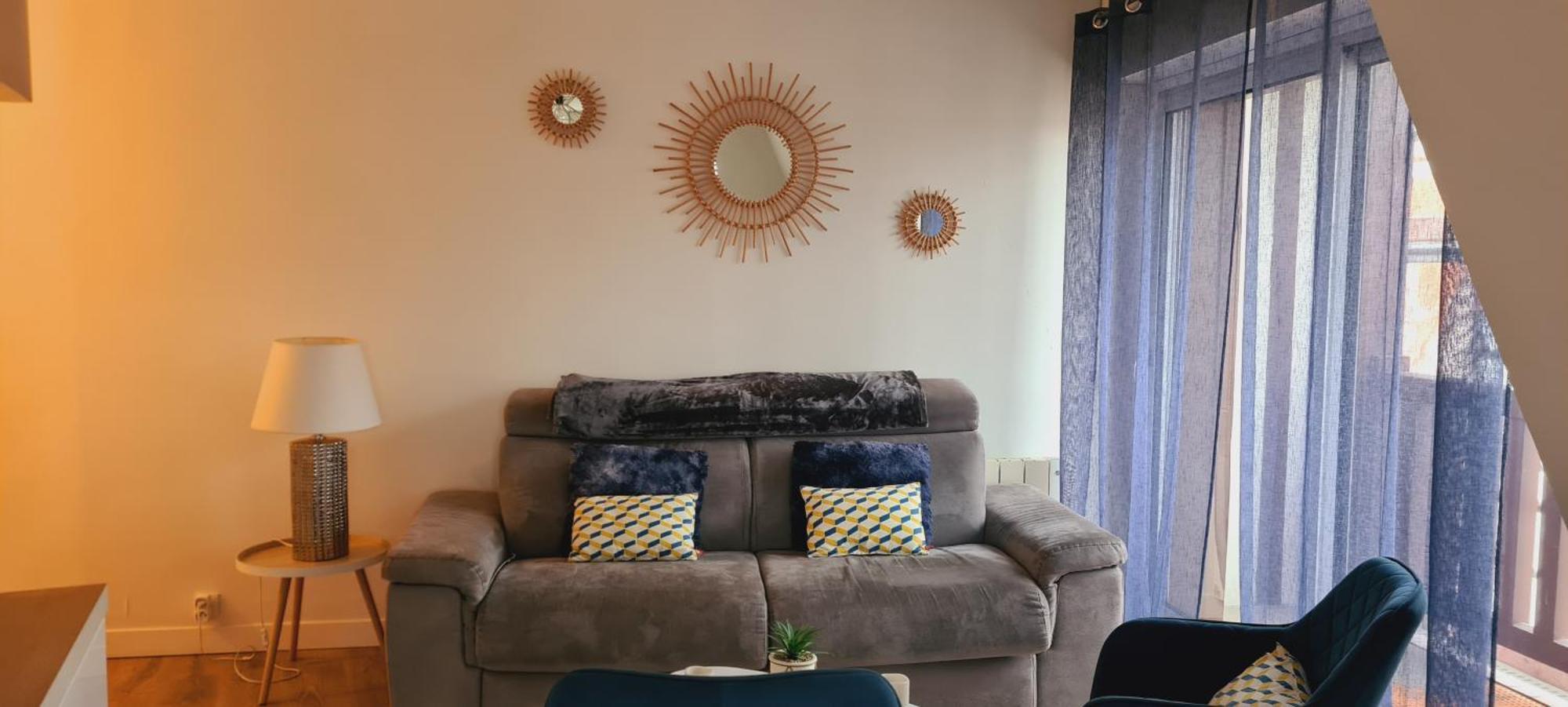 Duplex Au Coeur De Deauville Avec Vue Imprenable Et Parking Prive Eksteriør bilde